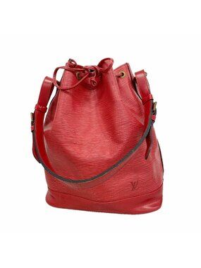 Louis Vuitton Shoulder Bag Epi Noe Castilian Red